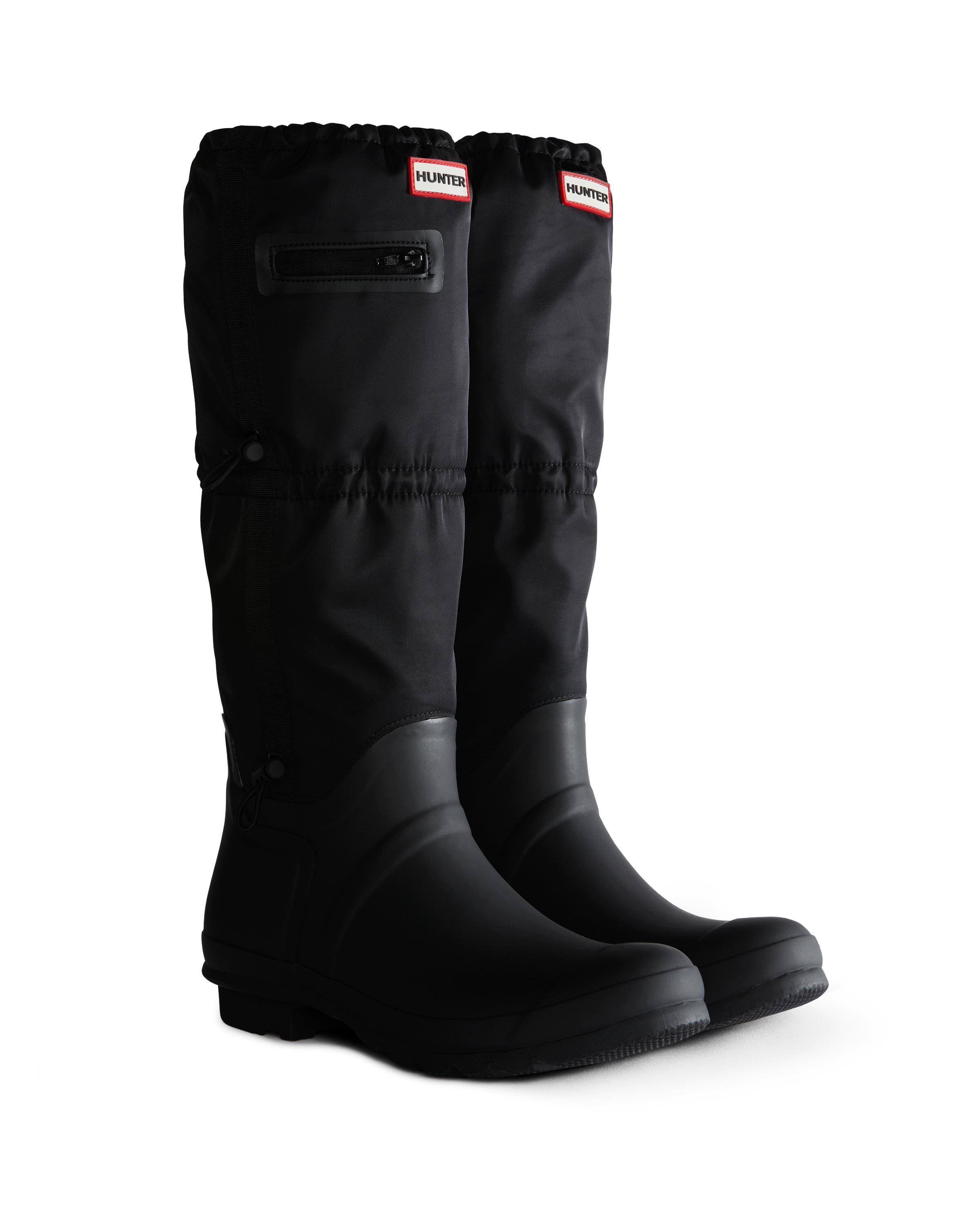 HUNTER「メンズ オリジナル トール トラベル ブーツ」|ロングブーツ|BLK