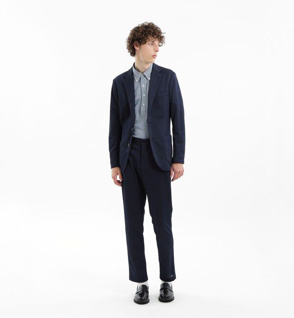 MACKINTOSH PHILOSOPHY「テーラードジャージー ジャケット 麻混サーフニット」|テーラードジャケット|