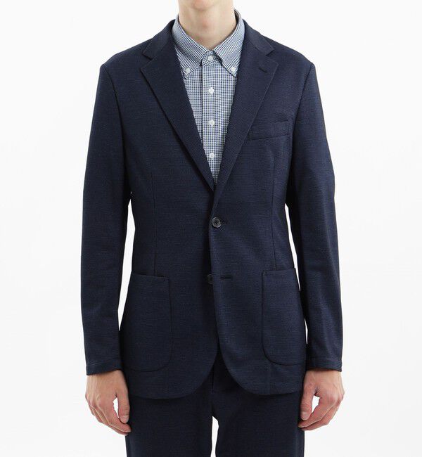 MACKINTOSH PHILOSOPHY「テーラードジャージー ジャケット 麻混サーフニット」|テーラードジャケット|