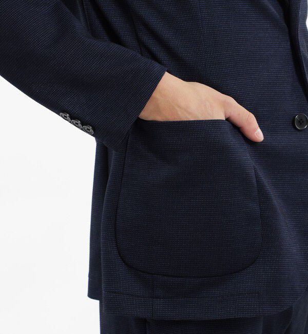MACKINTOSH PHILOSOPHY「テーラードジャージー ジャケット 麻混サーフニット」|テーラードジャケット|