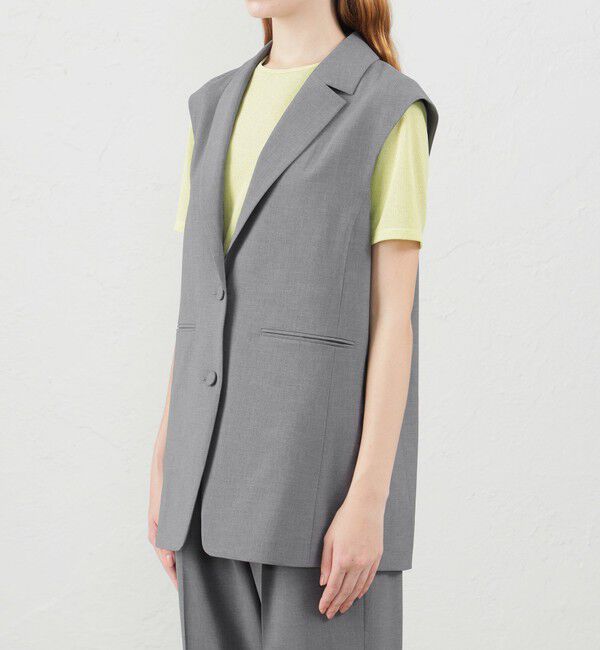 MACKINTOSH PHILOSOPHY「テーラードロングジレ」|ブルゾン・スタジャン|