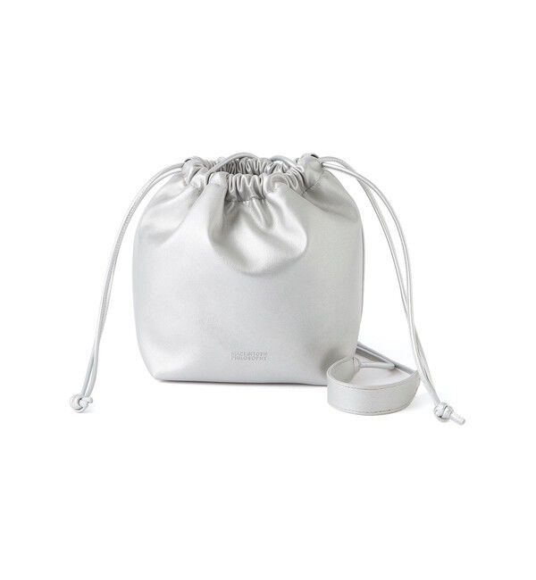 MACKINTOSH PHILOSOPHY「フェイクレザー巾着バッグ」|その他|シルバー