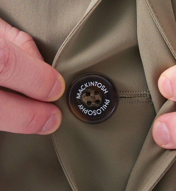 MACKINTOSH PHILOSOPHY「トロッター コート WELLINGTON（ウェリントン） テクノストレッチギャバジン」|ステンカラーコート|