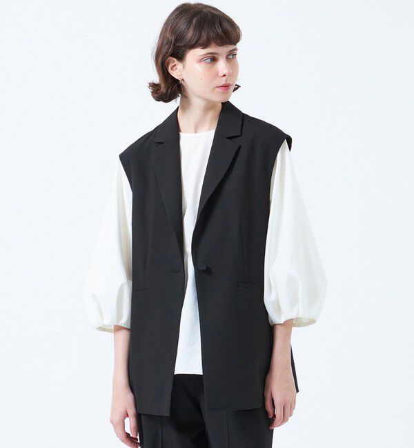 MACKINTOSH PHILOSOPHY「テーラードジレジャケット」|ブルゾン・スタジャン|ブラック