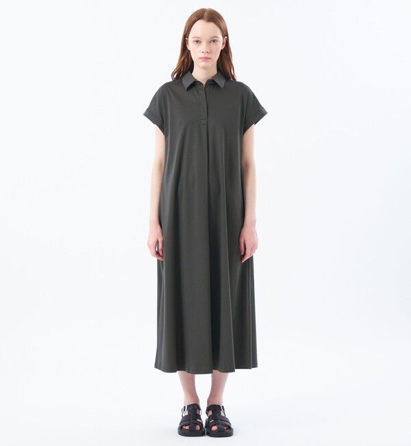 MACKINTOSH PHILOSOPHY「【WEB&一部店舗】スキッパージャージワンピース」|ワンピース|