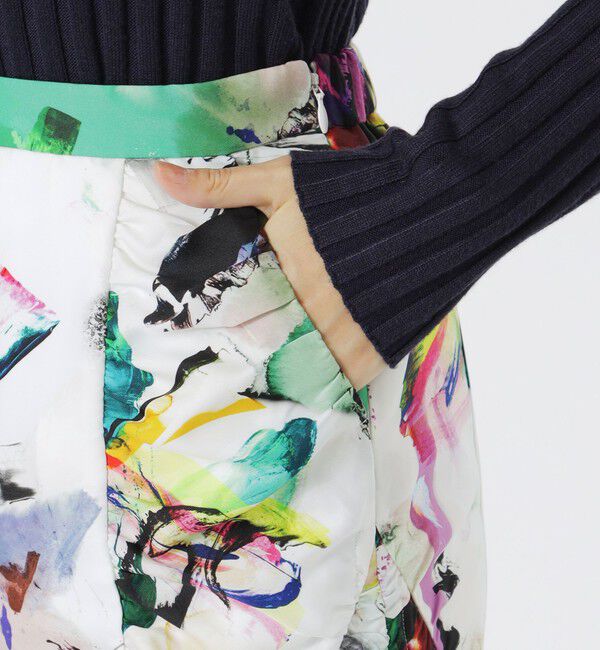  「【KANAKO SASAKI】コラボレーション　マルチカラードロストスカート」|スカート|