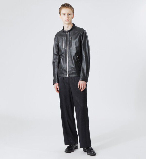 「シングルレザー ライダース」|ライダースジャケット|