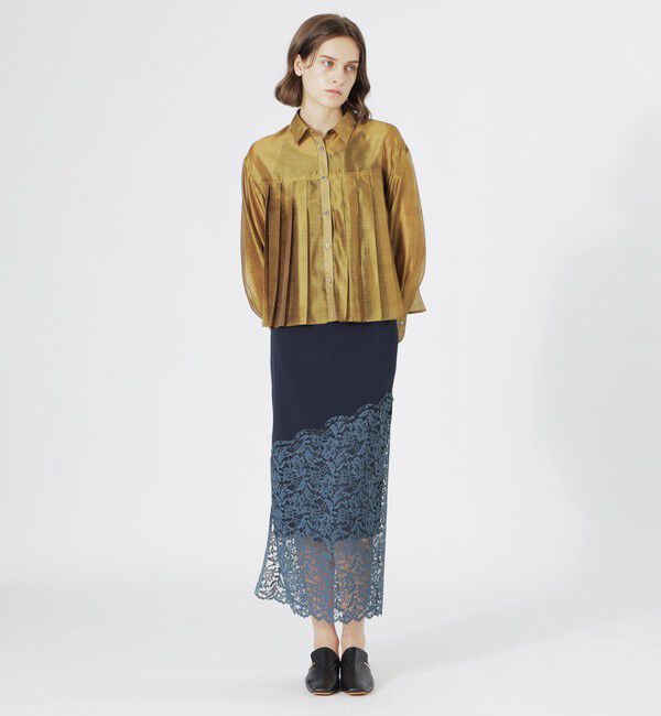  「プリーツコンビシアーシャツ」|その他|