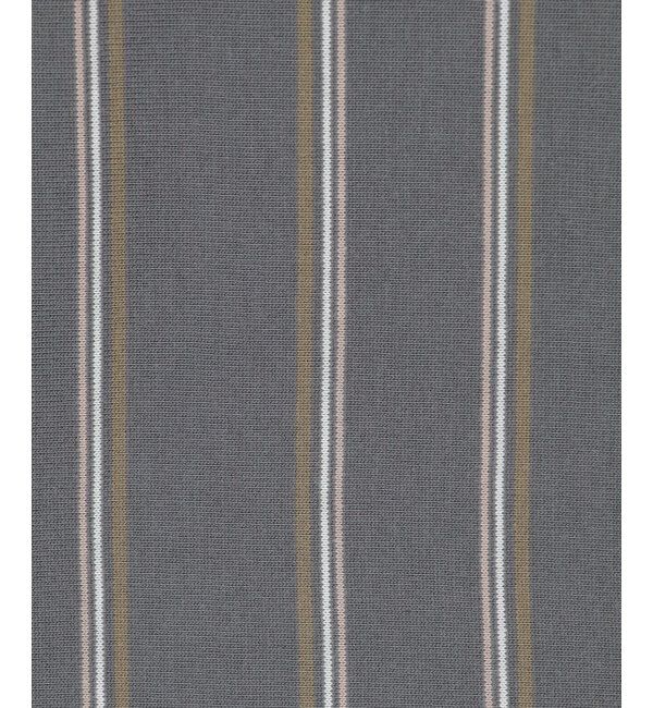 ikka「ストライプクルーネックロンＴ」|Tシャツ・カットソー|