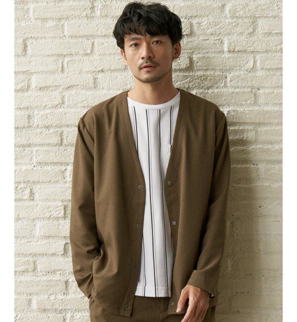 ikka「ストライプクルーネックロンＴ」|Tシャツ・カットソー|