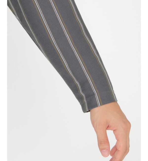 ikka「ストライプクルーネックロンＴ」|Tシャツ・カットソー|