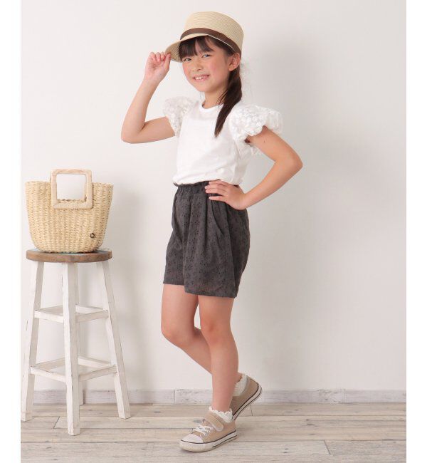 ikka kids「【セットアップ対応】コットンレースショートパンツ（120~160cm）」|その他|
