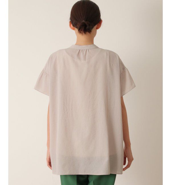 ikka「ウエストギャザー2WAYブラウス」|シャツ・ブラウス|