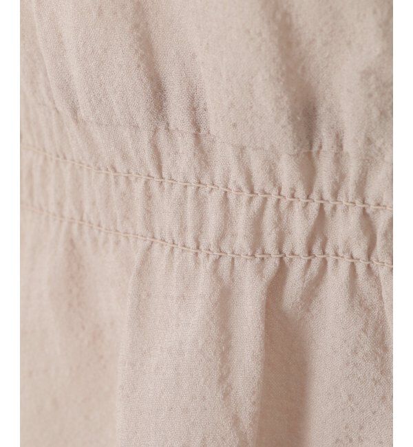 ikka「ウエストギャザー2WAYブラウス」|シャツ・ブラウス|