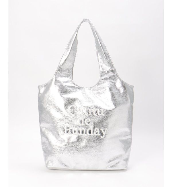 ikka「撥水刺繍ロゴトートバッグ」|その他|