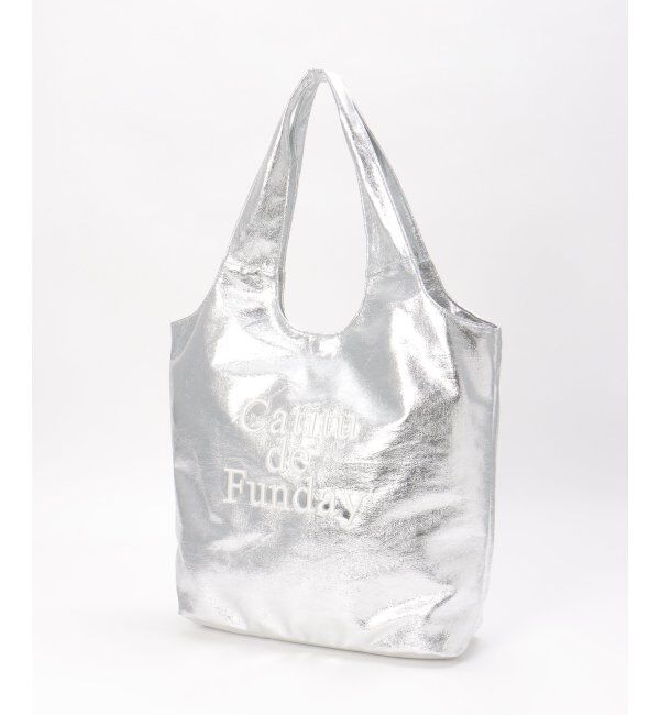 ikka「撥水刺繍ロゴトートバッグ」|その他|