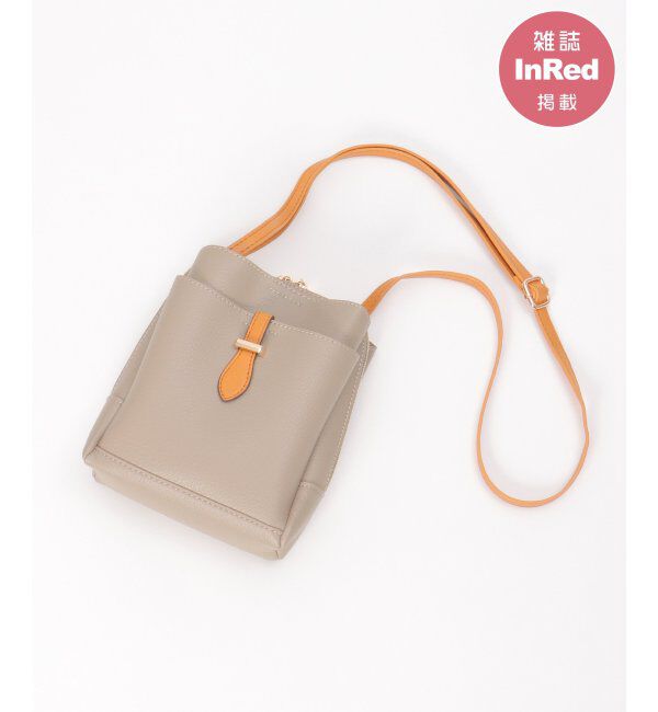 ikka「三層ミニショルダーバッグ」|その他|グレージュ