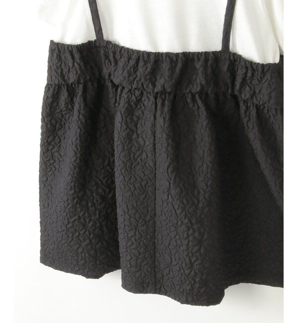 ikka kids「フクレジャガードキャミドッキングプルオーバー（120~160cm）」|シャツ・ブラウス|