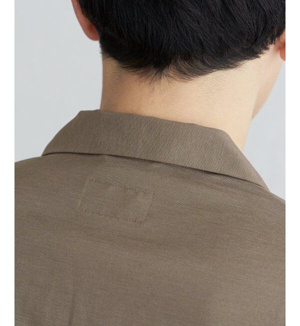 ikka「バイカラーオープンカラーシャツ」|シャツ・ブラウス|