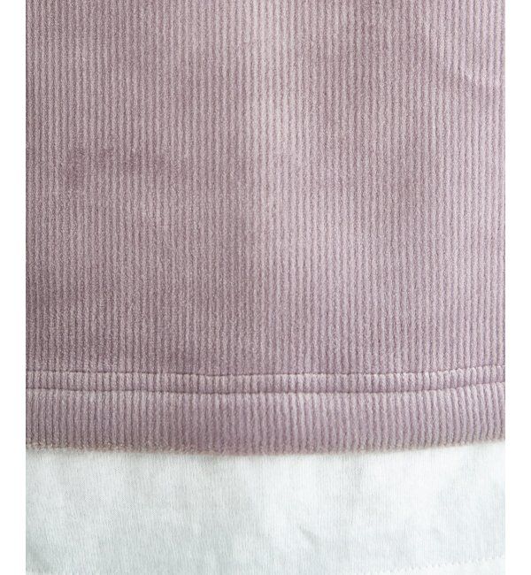 ikka「ベロアコールフェイクプルオーバー」|その他|