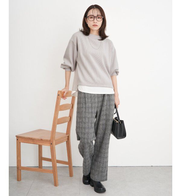 ikka「ベロアコールフェイクプルオーバー」|その他|