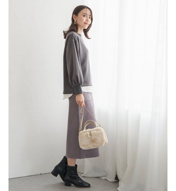 ikka「ベロアコールフェイクプルオーバー」|その他|