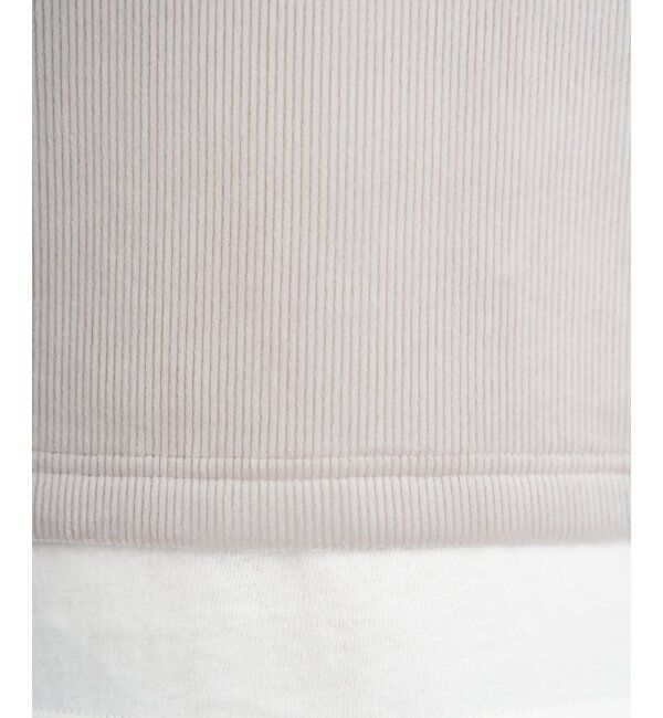 ikka「ベロアコールフェイクプルオーバー」|その他|