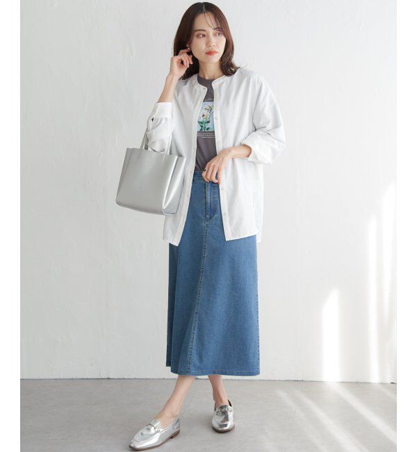 ikka「ロゴフォトプリントロンT」|Tシャツ・カットソー|