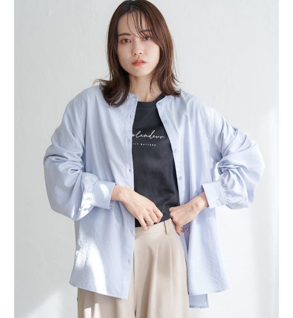 ikka「ロゴフォトプリントロンT」|Tシャツ・カットソー|