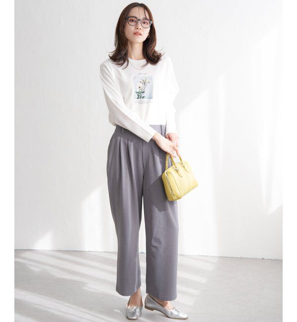 ikka「ロゴフォトプリントロンT」|Tシャツ・カットソー|