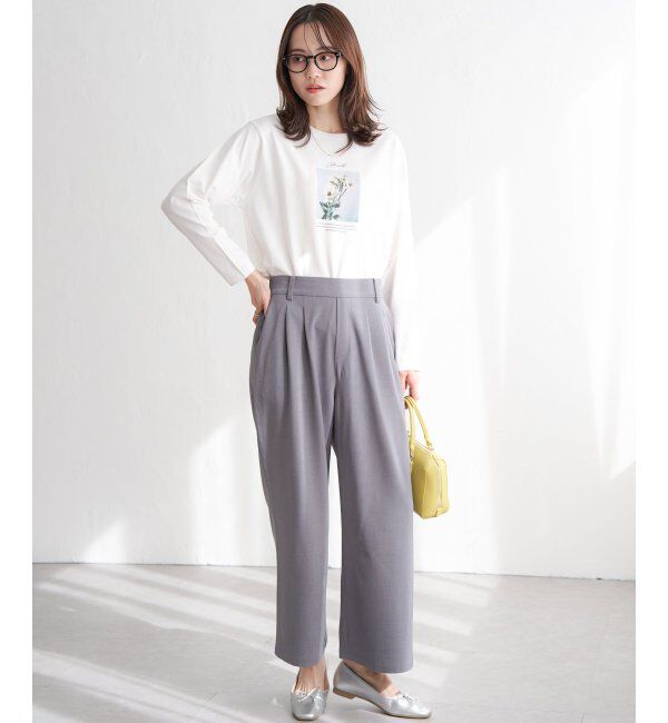 ikka「ロゴフォトプリントロンT」|Tシャツ・カットソー|