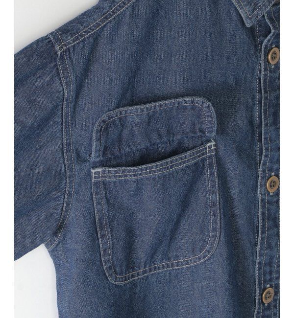ikka kids「【親子コーデ】フェイクスエード／デニムシャウター（110~160cm）」|シャツ・ブラウス|