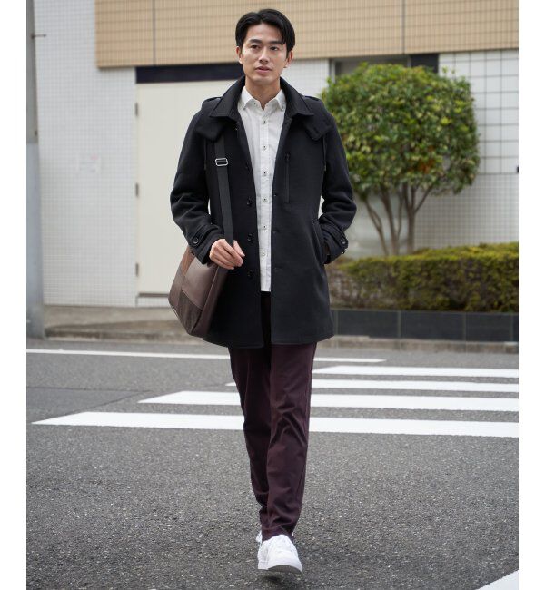 IKKA LOUNGE「ウールライクニットステンカラーコート」|その他|