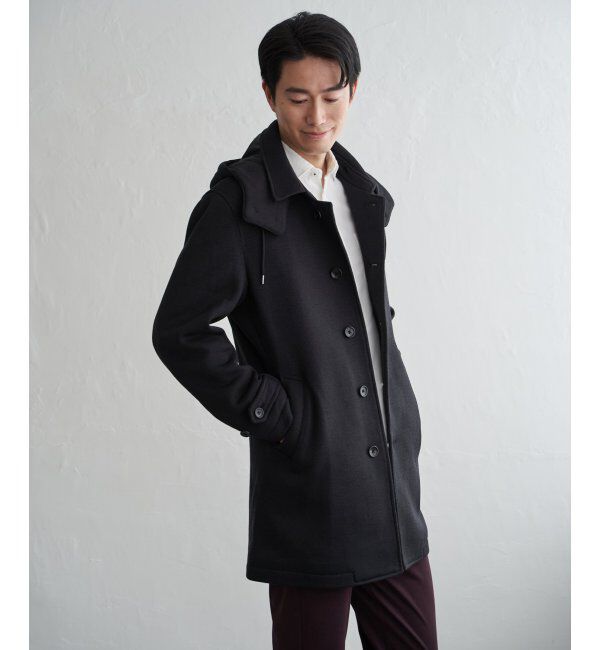 IKKA LOUNGE「ウールライクニットステンカラーコート」|その他|