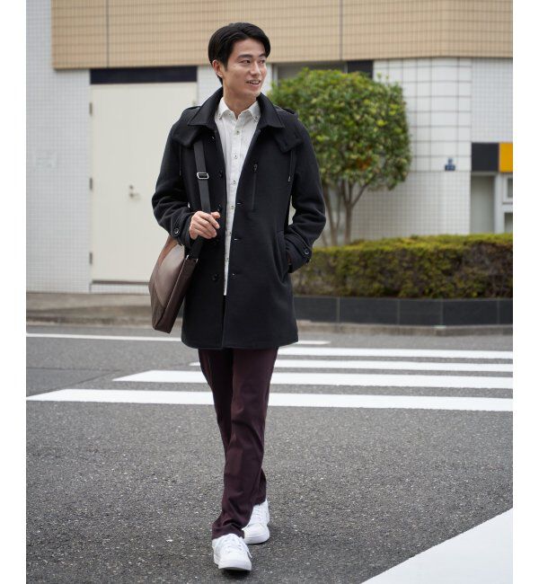 IKKA LOUNGE「ウールライクニットステンカラーコート」|その他|