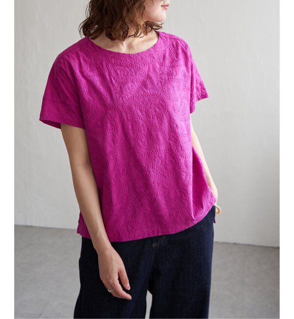 Lbc with Life「ペイズリー刺繍ブラウス」|シャツ・ブラウス|