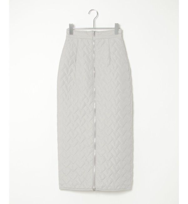 VENCE share style「ハートキルトダブルジップタイトスカート」|スカート|