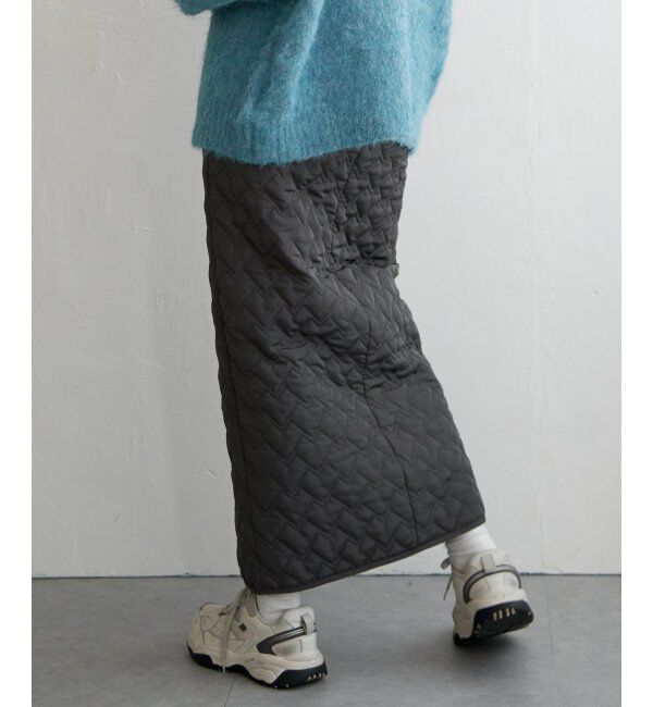 VENCE share style「ハートキルトダブルジップタイトスカート」|スカート|