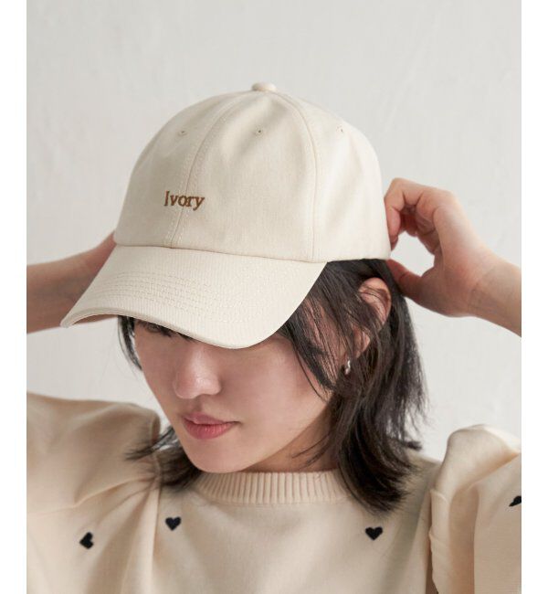 VENCE share style「カラーネームキャップ」|キャップ・キャスケット|オフホワイト