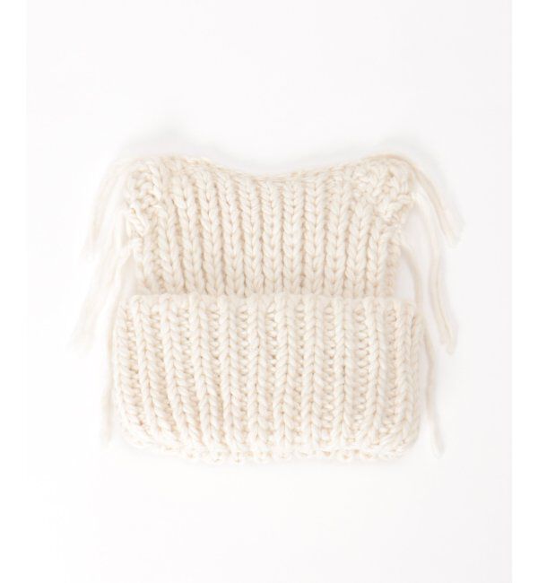 VENCE share style「ローゲージねこみみニット帽」|ニット帽|