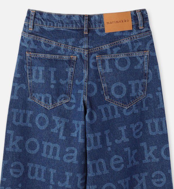 Marimekko「Maridenim Loose Logo S ジーンズ」|チノ|