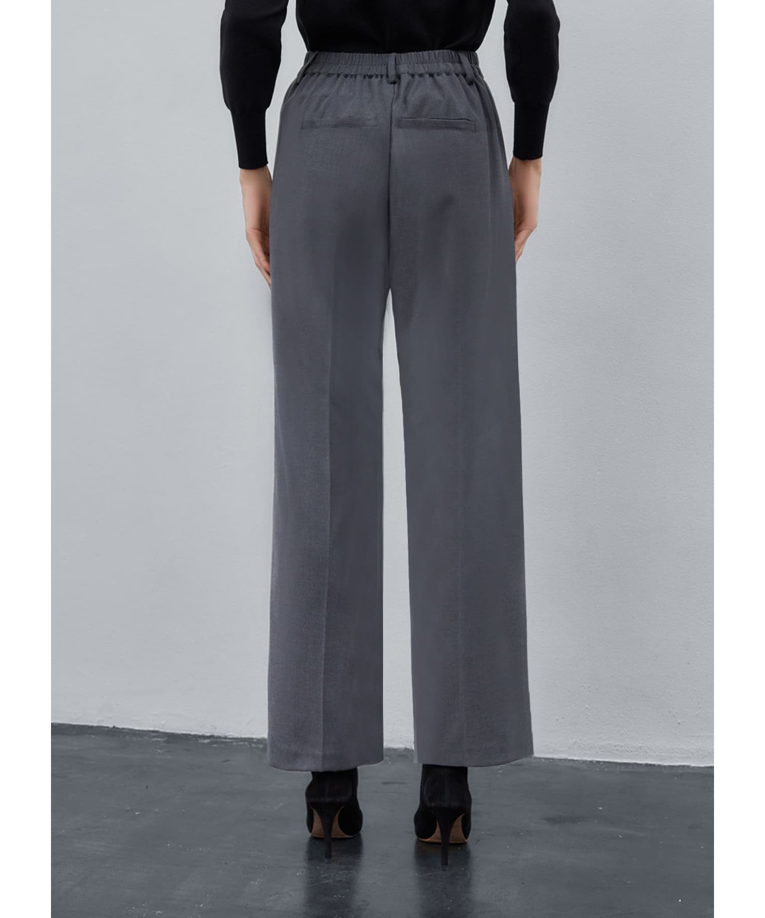 STYLE DELI「ウエストデザイン２タックワイドパンツ」|その他|