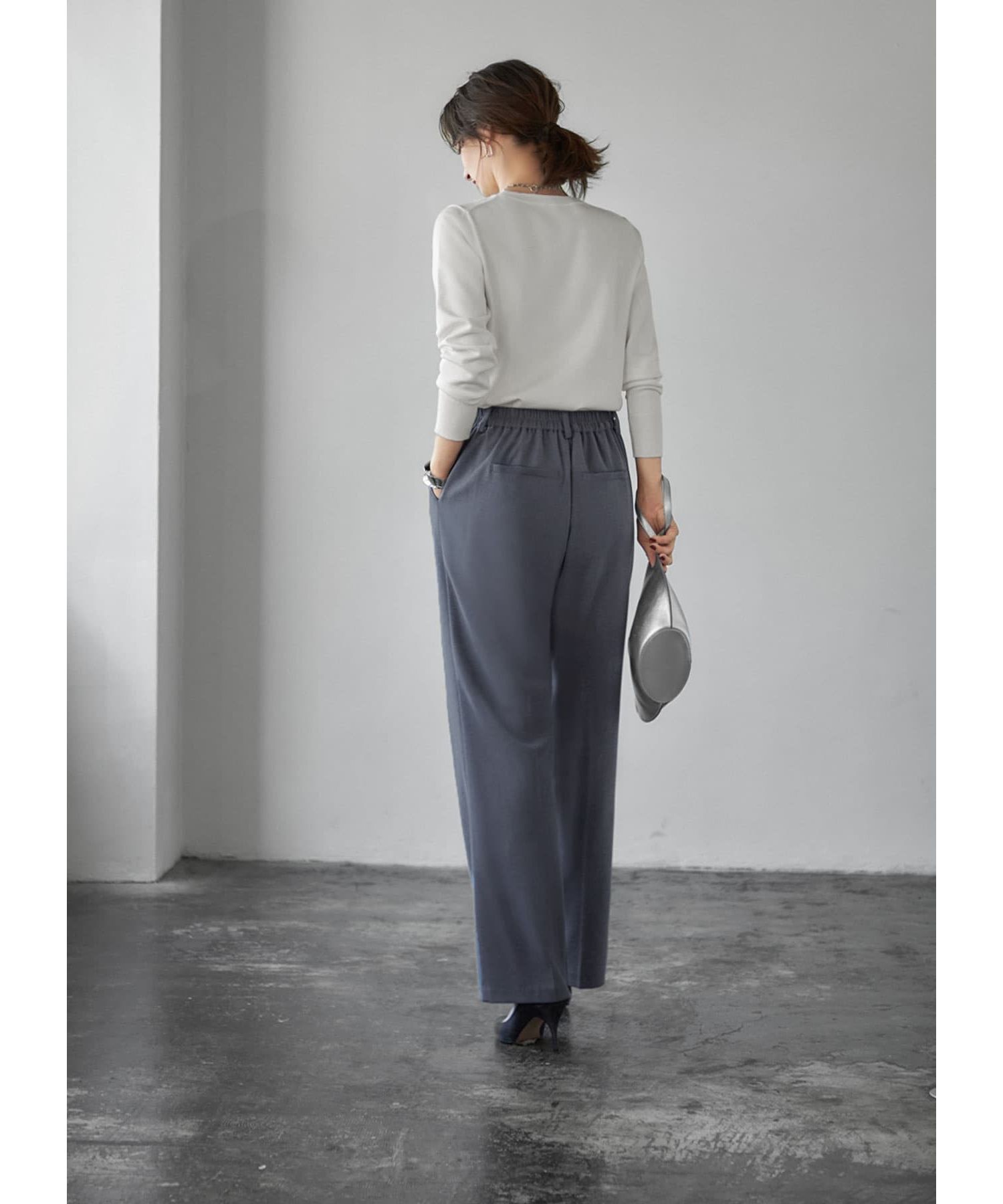 STYLE DELI「ウエストデザイン２タックワイドパンツ」|その他|