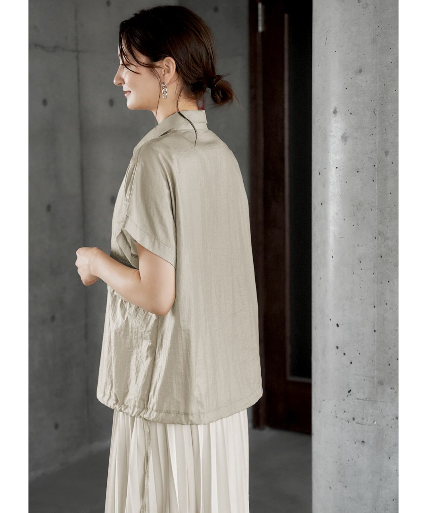 STYLE DELI「微光沢アノラック風シャツプルオーバー」|その他|