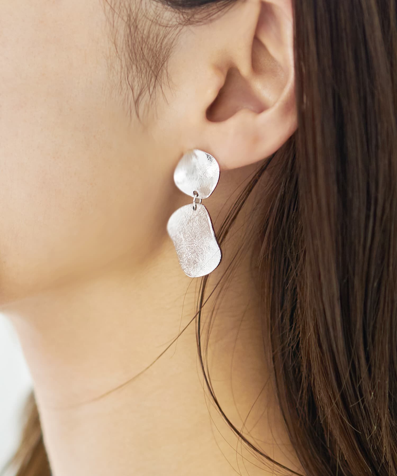 STYLE DELI「テクスチャープレートピアス」|ピアス|