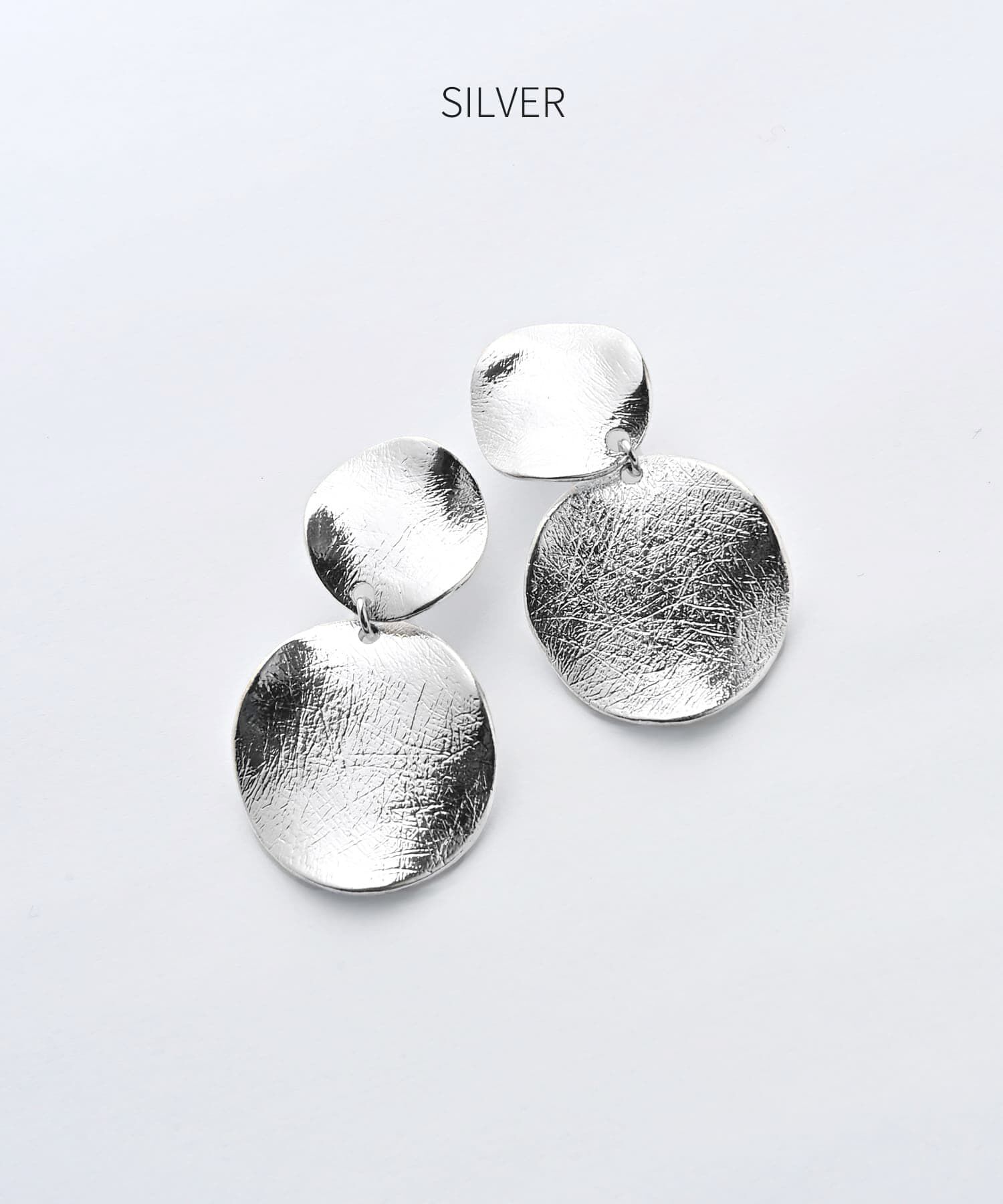 STYLE DELI「テクスチャープレートピアス」|ピアス|