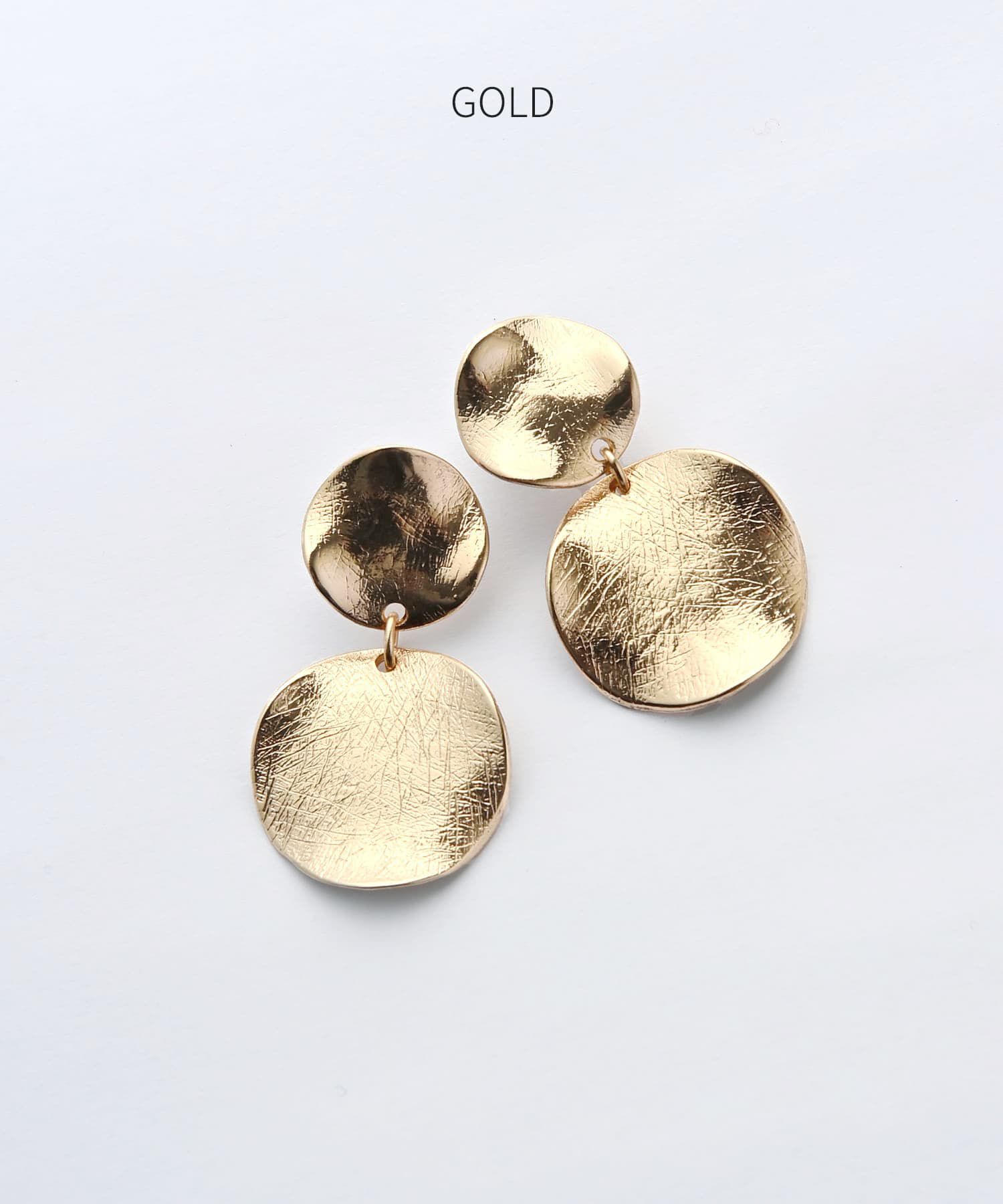 STYLE DELI「テクスチャープレートピアス」|ピアス|