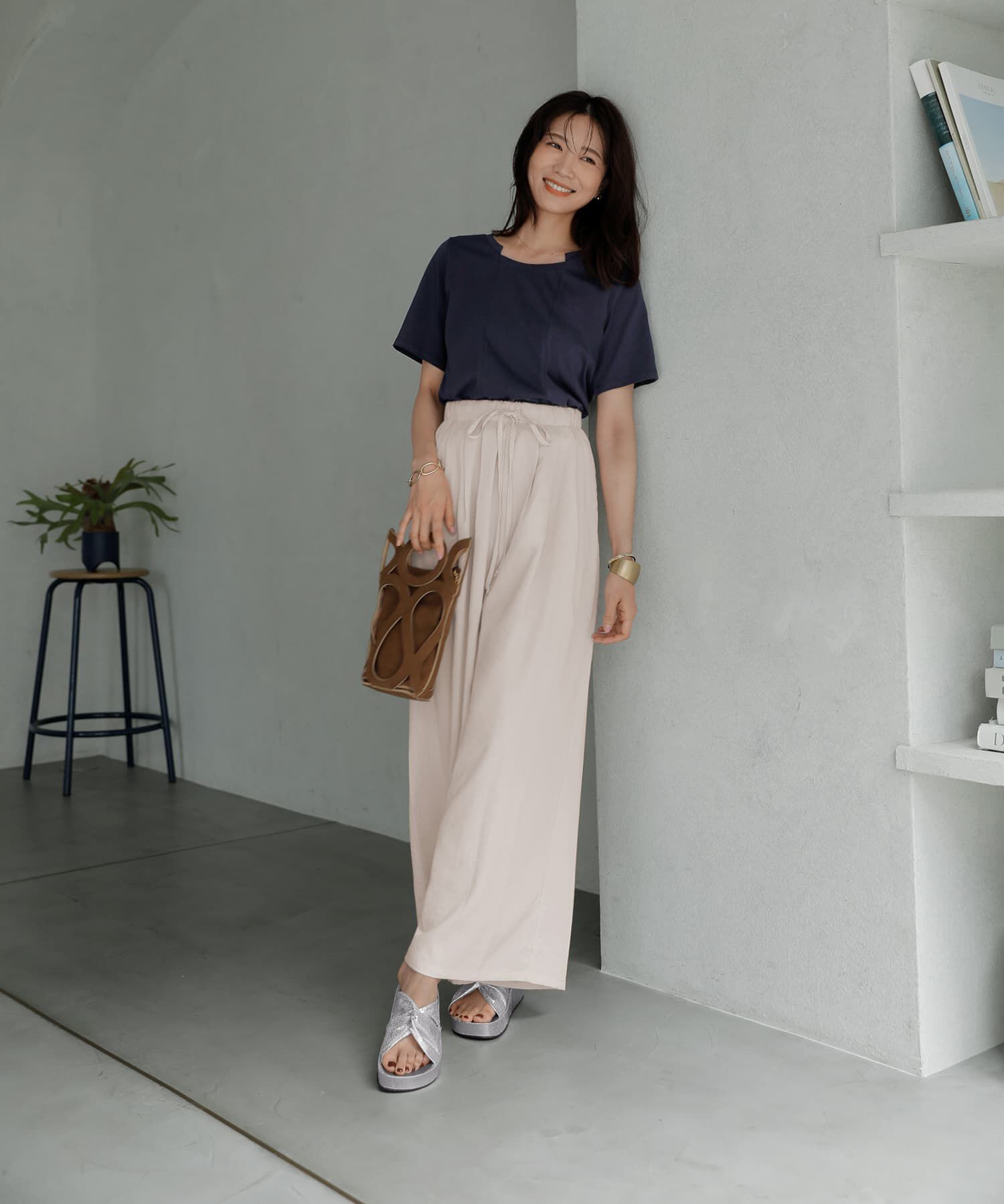 STYLE DELI「首元デザインカットソートップス」|Tシャツ・カットソー|