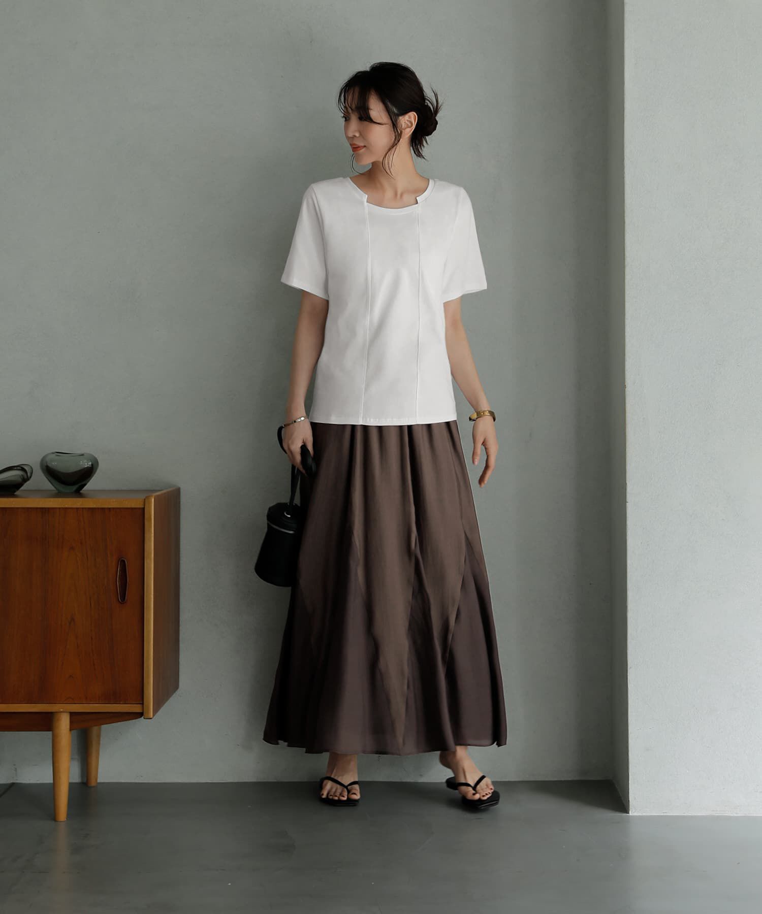 STYLE DELI「首元デザインカットソートップス」|Tシャツ・カットソー|