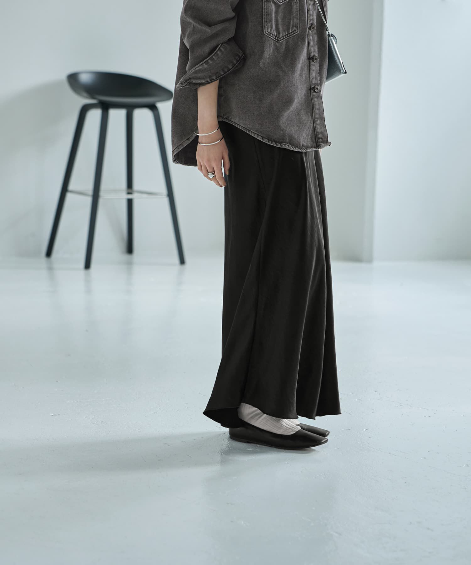 STYLE DELI「バイヤスサテンマーメイドスカート」|スカート|